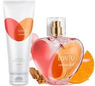 AVON Lov U Connected Set Parfum EDP + darček balzam AVON Lov U Connected Set Parfum EDP + darček balzam