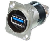 NEUTRIK NAUSB3 PANEL KONEKTOR USB 3.0 A-B ZÁSUVKA NEUTRIK NAUSB3 PANEL KONEKTOR USB 3.0 A-B ZÁSUVKA