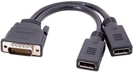 Kábel DMS 59 na 2x DisplayPort DP DVA MONITORY Kábel DMS 59 na 2x DisplayPort DP DVA MONITORY