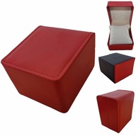 ELEGANTNÉ ČERVENÉ POUZDRO NA HODINKY A ŠPERKY EKO KOŽA ELEGANTNÉ ČERVENÉ POUZDRO NA HODINKY A ŠPERKY EKO KOŽA