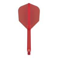 Terč K-Flex Feathers + Shafts Dart System Red Medium No.6