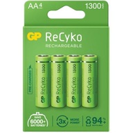 Batérie AA / R6 GP ReCyko 1300 série Ni-MH 1300 mAh, blister so 4 kusmi