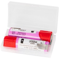 2x SAMSUNG LI-ION BATÉRIE 18650 3500mAh PLATničky 2x SAMSUNG LI-ION BATÉRIE 18650 3500mAh PLATničky