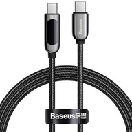 Kábel USB-C / USB-C, Baseus Display, 5A, 100W, 1m Kábel USB-C / USB-C, Baseus Display, 5A, 100W, 1m