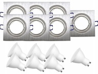 Sada stropných halogénových svietidiel 7x + 7W žiarovky Sada stropných halogénových svietidiel 7x + 7W žiarovky