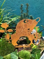 Krečík figúrka záhradná dekorácia Corten Rust Krečík figúrka záhradná dekorácia Corten Rust