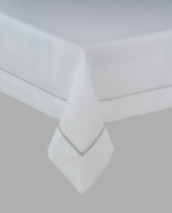 Obrus ​​Behúň na stôl 60x120 strieborná biela Guipure