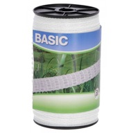 Páska BASIC 200m, 10mm, biela pre pastierov Páska BASIC 200m, 10mm, biela pre pastierov