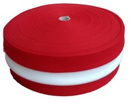 Výstražná páska, biela a červená, 100 metrov