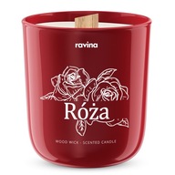 ROSE sójová vonná sviečka v sklenenej Ravine ROSE sójová vonná sviečka v sklenenej Ravine