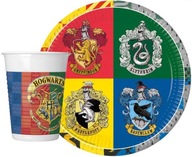 HARRY POTTER HOGWARTS SADA hrnčekov a tanierov 16 ks HARRY POTTER HOGWARTS SADA hrnčekov a tanierov 16 ks