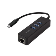 Adaptér Gigabit Ethernet na USB 3.0 s rozbočovačom USB