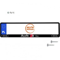 Rám na ŠPZ AUDI S LINE, 1 ks skrutiek zdarma Rám na ŠPZ AUDI S LINE, 1 ks skrutiek zdarma