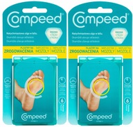 Compeed Náplasti na stredné mozoly 2 x 6 ks. Compeed Náplasti na stredné mozoly 2 x 6 ks.