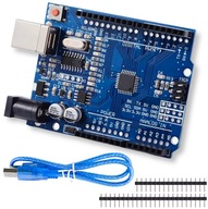 Modul Atmel ATmega328 CH340 kompatibilný s Arduino UNO R3 + USB kábel + kolíky Modul Atmel ATmega328 CH340 kompatibilný s Arduino UNO R3 + USB kábel + kolíky