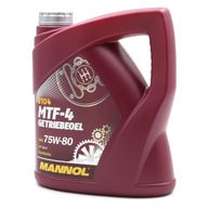 Prevodový olej Mannol 75w80 MTF-4 4L Prevodový olej Mannol 75w80 MTF-4 4L