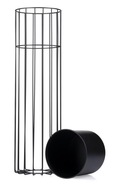 Stojan na kvety s krytom, 70 cm, čierny kov Stojan na kvety s krytom, 70 cm, čierny kov