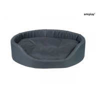 Posteľ AmiPlay Oval Basic Graphite Veľkosť L Posteľ AmiPlay Oval Basic Graphite Veľkosť L