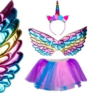 OUTFIT KOSTÝM JEDNOROŽEC KARNEVALOVÝ PLES PEGASUS OUTFIT KOSTÝM JEDNOROŽEC KARNEVALOVÝ PLES PEGASUS