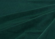Velúr Zamatová látka materiál BOTTLE GREEN Velúr Zamatová látka materiál BOTTLE GREEN