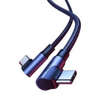 Zelený USB-C USB-C QC 3.0, PD 100W 2M uhlový kábel Zelený USB-C USB-C QC 3.0, PD 100W 2M uhlový kábel