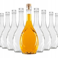 50x Icona sklenené fľaše 0,5l na tinktúry, víno, džús