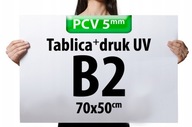 Board Sign UV potlač PVC doska 5mm B2 Board Sign UV potlač PVC doska 5mm B2