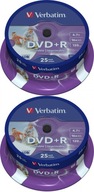 Verbatim DVD+R 4,7 GB DVD 50 ks