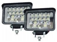 Sada 2 x Halogénová LED pracovná lampa - 108W 12-24V