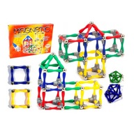 MAGNETICKÉ BLOKY STAVEBNÁ HÁDANKA 120 PRVKOV. MAGNETICKÉ BLOKY STAVEBNÁ HÁDANKA 120 PRVKOV.