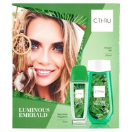C-Thru LUMINOUS EMERALD green dns darčeková sada 75ml + gél C-Thru LUMINOUS EMERALD green dns darčeková sada 75ml + gél