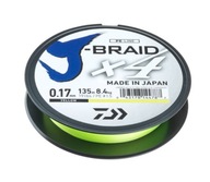 DAIWA BRIDGE J-BRAID X4E 0,07MM 135M ŽLTÉ|