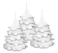 Sviečky na vianočný stromček 10cm, 3ks, strieborné koncovky Sviečky na vianočný stromček 10cm, 3ks, strieborné koncovky