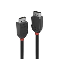 Kábel DisplayPort 1.2, LINDY Black Line 4K UHD M/M, čierny, 2m
