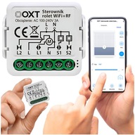 WiFI Ovládač rolety Spínač žalúzie Uhol naklonenia lamely RF433 TUYA WiFI Ovládač rolety Spínač žalúzie Uhol naklonenia lamely RF433 TUYA