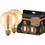 2x E27 6,5W stmievateľná OSRAM LED dekoratívna žiarovka 2x E27 6,5W stmievateľná OSRAM LED dekoratívna žiarovka