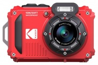 Vodotesný červený digitálny fotoaparát Kodak WPZ2