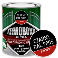 Ferrobond Liatinová farba na kov, LESK ČIERNA Ferrobond Liatinová farba na kov, LESK ČIERNA