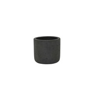 čierne okrúhle hrnce CHARLIE 8,5/7,5 cm DIZAJN