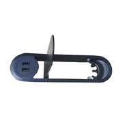 2x USB nabíjačka SM-701 Black Cable Gland