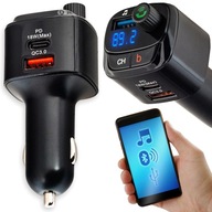 AUTO VYSIELAČ BLUETOOTH FM MP3 RÝCHLA NABÍJAČKA 3 x USB QC 3.0 AUTO VYSIELAČ BLUETOOTH FM MP3 RÝCHLA NABÍJAČKA 3 x USB QC 3.0