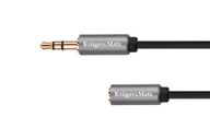 3,5 jack kábel plug-to-plug 1,8 m Kruger Matz Basic KM1230
