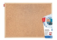 KORKOVÁ DOSKA V DREVENOM RÁME 80x50 cm KORKOVÁ DOSKA V DREVENOM RÁME 80x50 cm