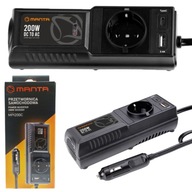 INVERTOR 12V 230V AUTO MANTA 400W USB-C INVERTOR 12V 230V AUTO MANTA 400W USB-C