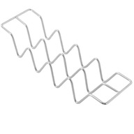 3ks Taco Rack Rack stojan na servírovanie z nehrdzavejúcej ocele 3ks Taco Rack Rack stojan na servírovanie z nehrdzavejúcej ocele