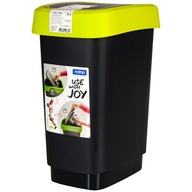Hojdací odpadkový kôš 10 l TWIST, ROTHO