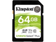 Karta KINGSTON Canvas Select Plus SDXC 64GB Karta KINGSTON Canvas Select Plus SDXC 64GB