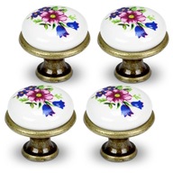 4x ZLATÁ NÁBYTKOVÁ KĽÚČKA PORCELÁNOVÁ NÁBYTKOVÁ KĽÚČKA S RETRO VZOROM 20% ZĽAVA 4x ZLATÁ NÁBYTKOVÁ KĽÚČKA PORCELÁNOVÁ NÁBYTKOVÁ KĽÚČKA S RETRO VZOROM 20% ZĽAVA