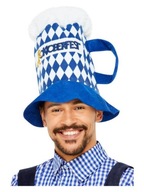 BIELO-MODRÝ KLOBÚK PIVNÝ NÁhubok OKTOBERFEST BIELO-MODRÝ KLOBÚK PIVNÝ NÁhubok OKTOBERFEST