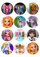 RAINBOW HIGH Muffin Wafer Sugar Print RAINBOW HIGH Muffin Wafer Sugar Print